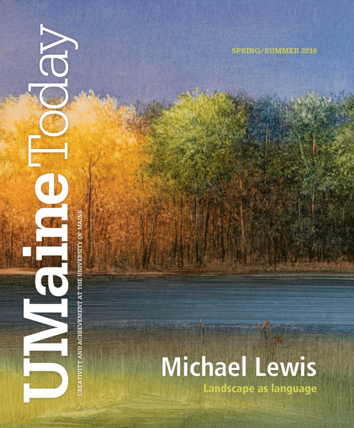 A photo of a UMaine Today Magazine cover from the Fall/Winter 2017 issue