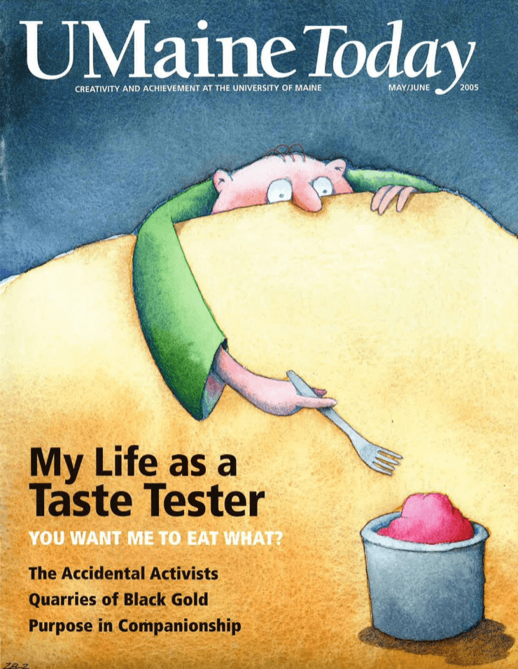 A photo of the cover of the May/June 2005 issue of UMaine Today magazine