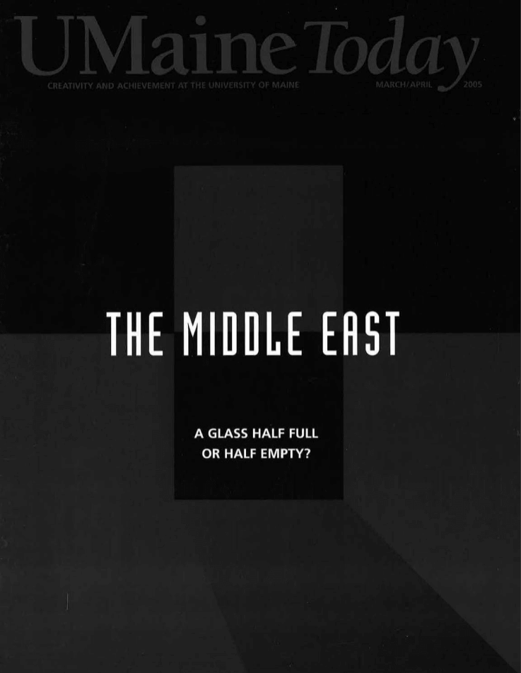 A photo of the cover of the March/April 2005 issue of UMaine Today magazine