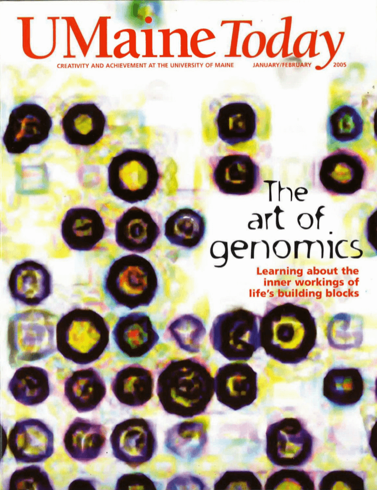 A photo of the cover of the January/February 2005 issue of UMaine Today magazine