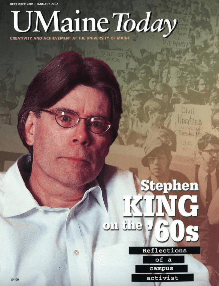 A photo of the cover of the December 2001/January 2002 issue of UMaine Today magazine
